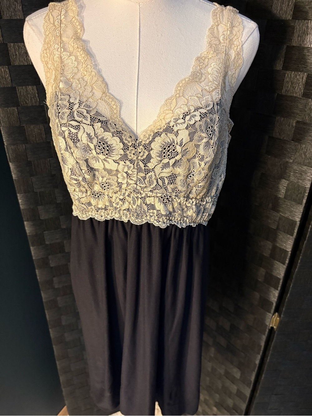 Y2K Seductivewear by Cinema Étoile Black Baby Doll Lace Dress